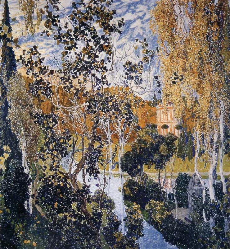Alexander Yakovlevich GOLOVIN The view of PAVLOV Norge oil painting art
